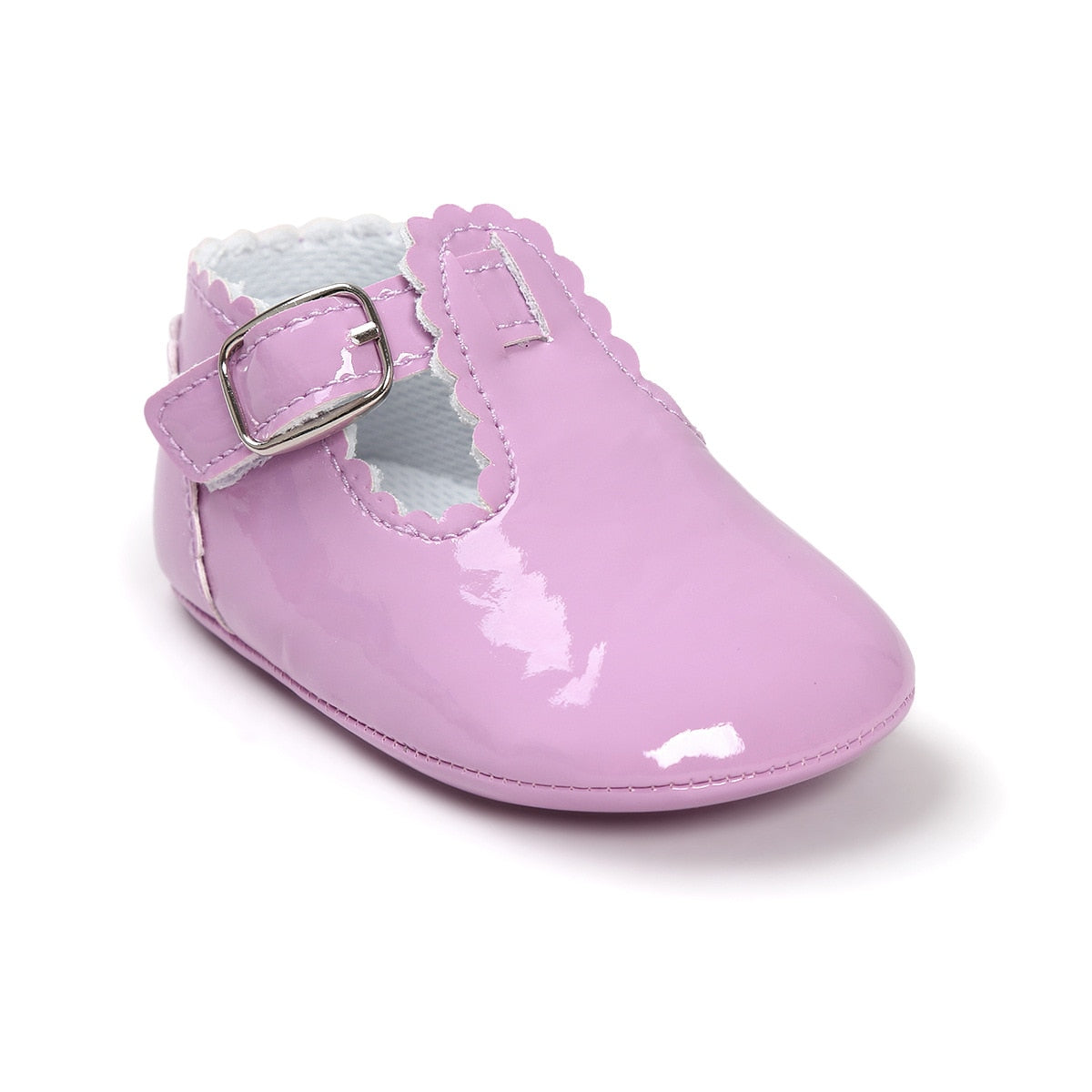 Nouveau-né bébé filles chaussures boucle en cuir premiers marcheurs grand arc été princesse chaussures fête mariage bébé fille chaussures