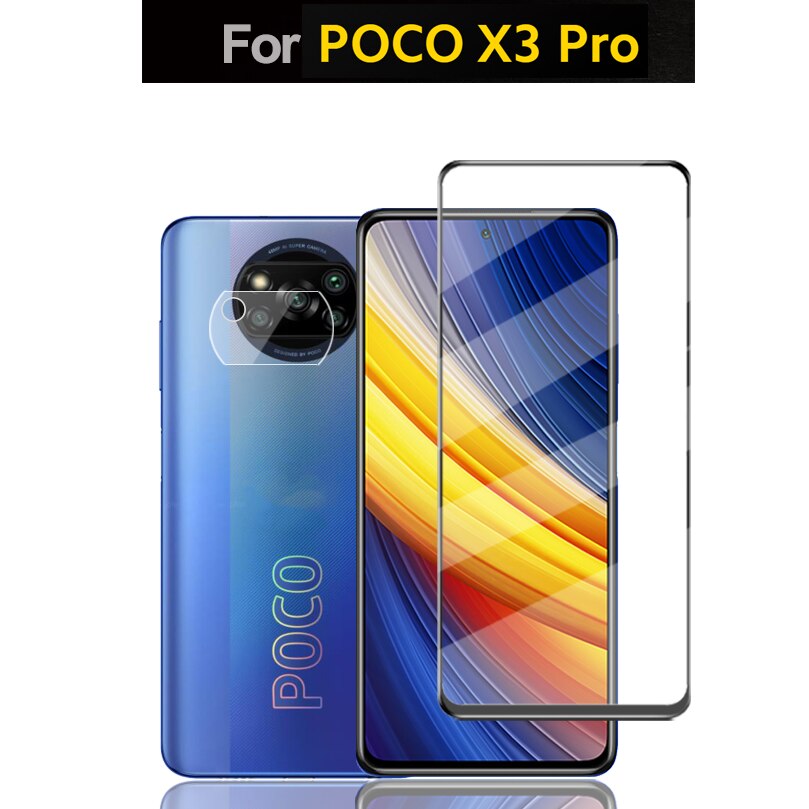 9D Protective Glass for Xiaomi Redmi Note 10 8 9 Pro 11 11s 9s 10s 5G Screen Protectors for Poco X3 Pro NFC F3 M3 M4 F4 Gt Glass