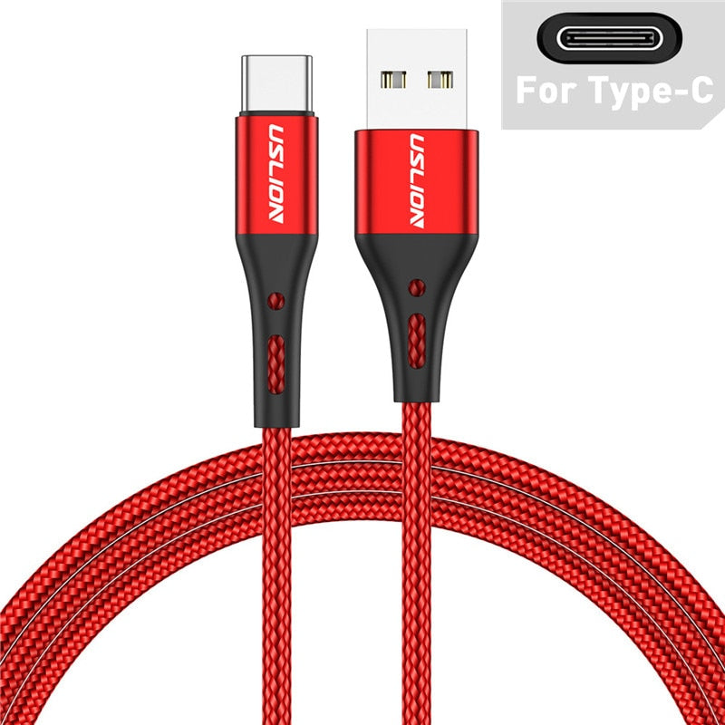 3A USB Type C Cable Wire For Samsung S10 S20, Xiaomi mi 11 Mobile Phone Fast Charging USB C Cable, Type-C Charger, Micro USB Cable