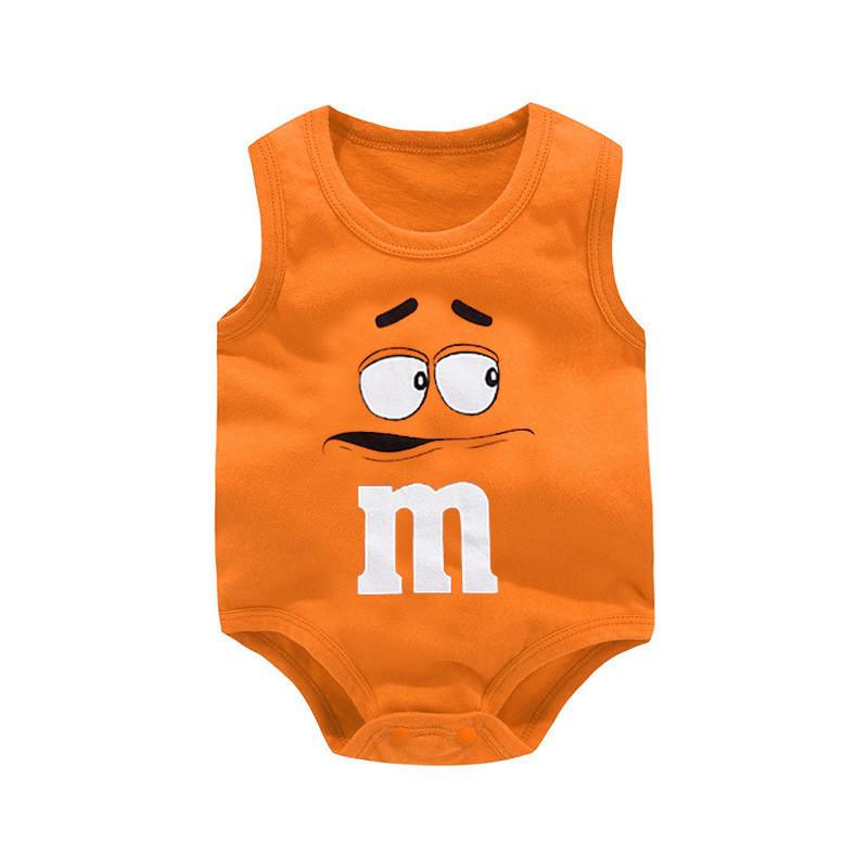 Nouveau-né bébé garçons filles dessin animé coton body infantile bébé sac pet sans manches gilet combinaison été mince pingouin pyjamas tenue