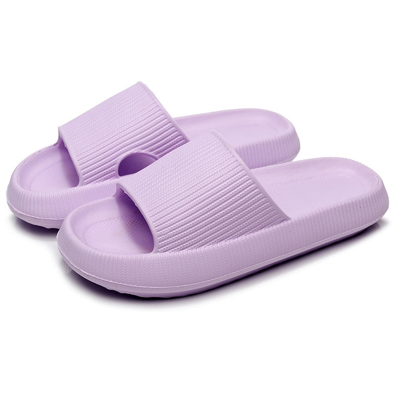 Women Thick Platform, Cloud Slippers, Summer, Beach Eva Soft Sole, Sandals Ladies Indoor, Bathroom Anti-slip Shoes