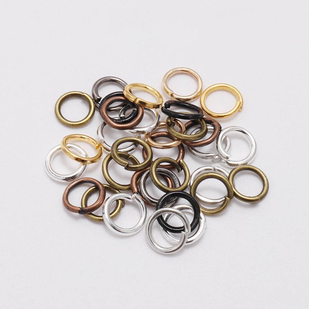 50-200 teile/los 4-20mm Biegeringe Spaltringe Stecker Für Diy Schmuck Finden Zubehör Großhandel Zubehör