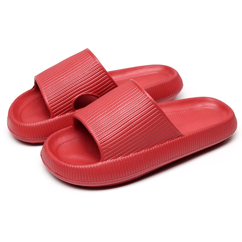 Women Thick Platform, Cloud Slippers, Summer, Beach Eva Soft Sole, Sandals Ladies Indoor, Bathroom Anti-slip Shoes