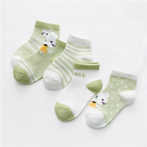 5 paires/lot enfant en bas âge bébé garçon chaussettes été maille mince bébé chaussettes pour filles coton nouveau-né bébé fille chaussettes pas cher trucs