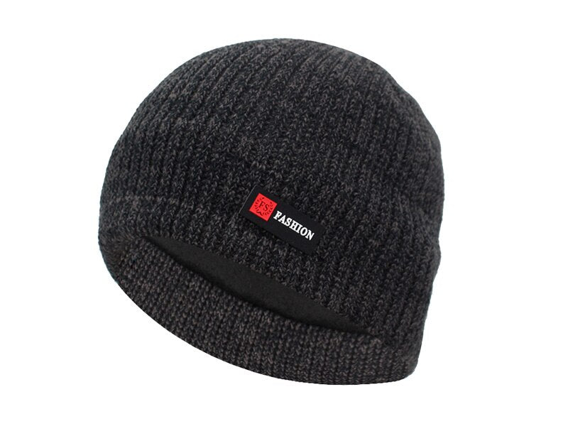 Skullies bonnets hommes hiver chapeau femmes tricoté chapeaux pour hommes casquette hiver Beanie chapeau Gorro épais chaud sans bord fourrure Bonnet