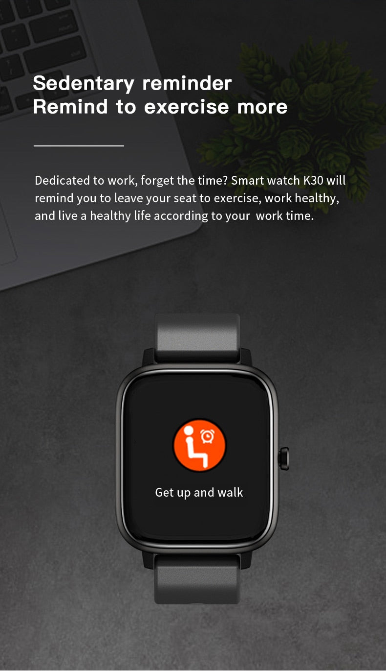 KESHUYOU K30 Call Smart Watch Heart Rate Pedometer Waterproof Men Women Watches Camera And Music For amazfit Apple Wristband