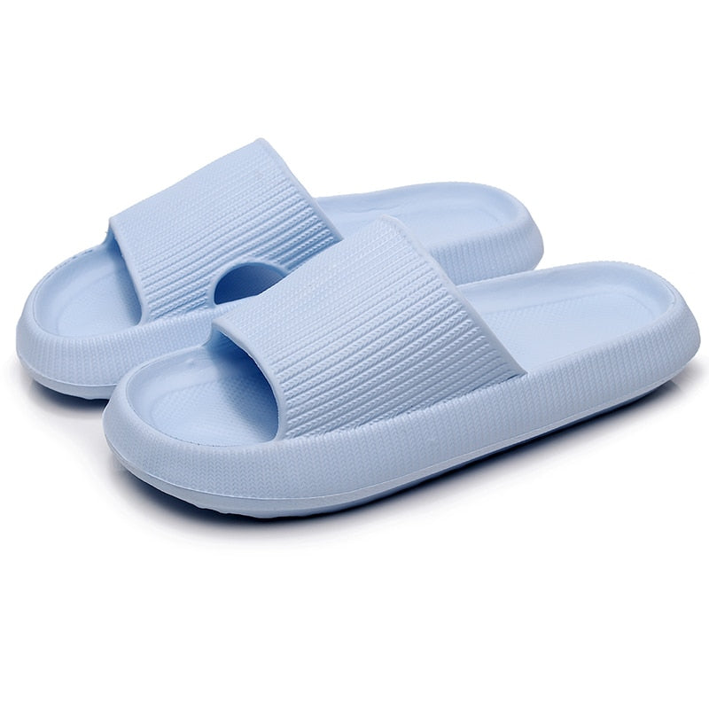 Women Thick Platform, Cloud Slippers, Summer, Beach Eva Soft Sole, Sandals Ladies Indoor, Bathroom Anti-slip Shoes