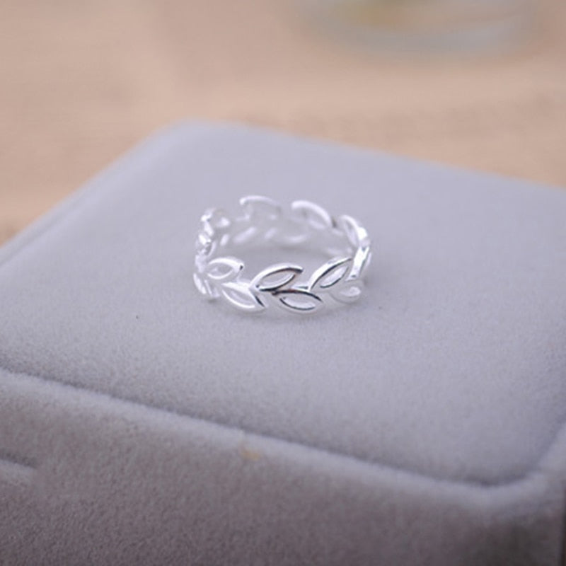 Einfache Mode Silber Farbe Feder Delphin Einstellbarer Ring Exquisiter Schmuck Ring Für Frauen Party Hochzeit Verlobungsgeschenk