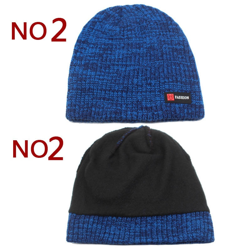 Skullies bonnets hommes hiver chapeau femmes tricoté chapeaux pour hommes casquette hiver Beanie chapeau Gorro épais chaud sans bord fourrure Bonnet