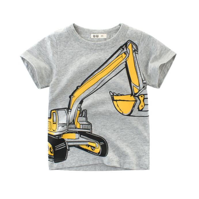 Dessin animé été vêtements pour enfants garçons T-shirt à manches courtes enfants sweat enfant coton vêtements garçons T-shirts