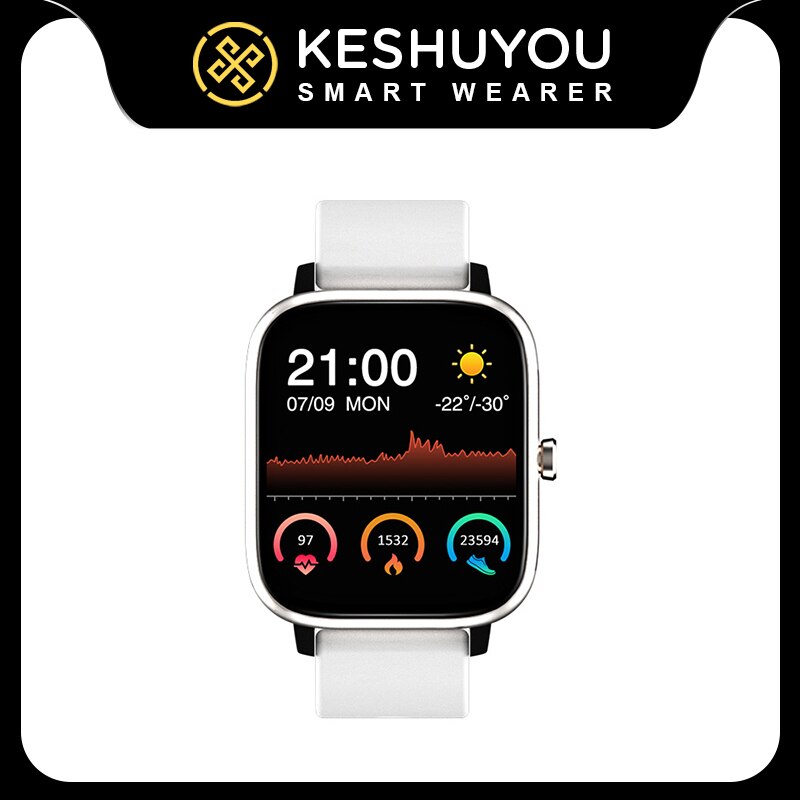 KESHUYOU K30 Call Smart Watch Heart Rate Pedometer Waterproof Men Women Watches Camera And Music For amazfit Apple Wristband