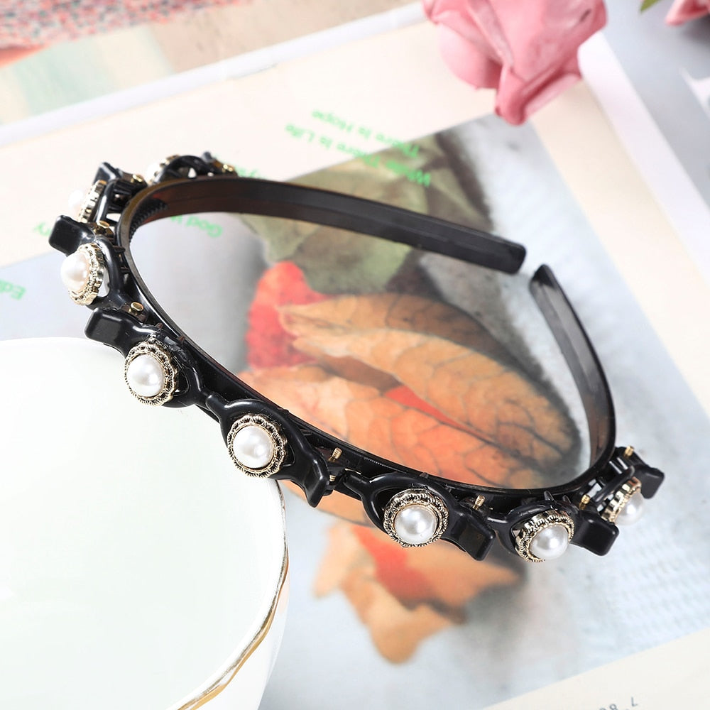 Unisex Alice Hairband Headband Men Women Sports Hair Band Hoop Metal Hoop Double Bangs Hairstyle Hairpin Hair Accessories