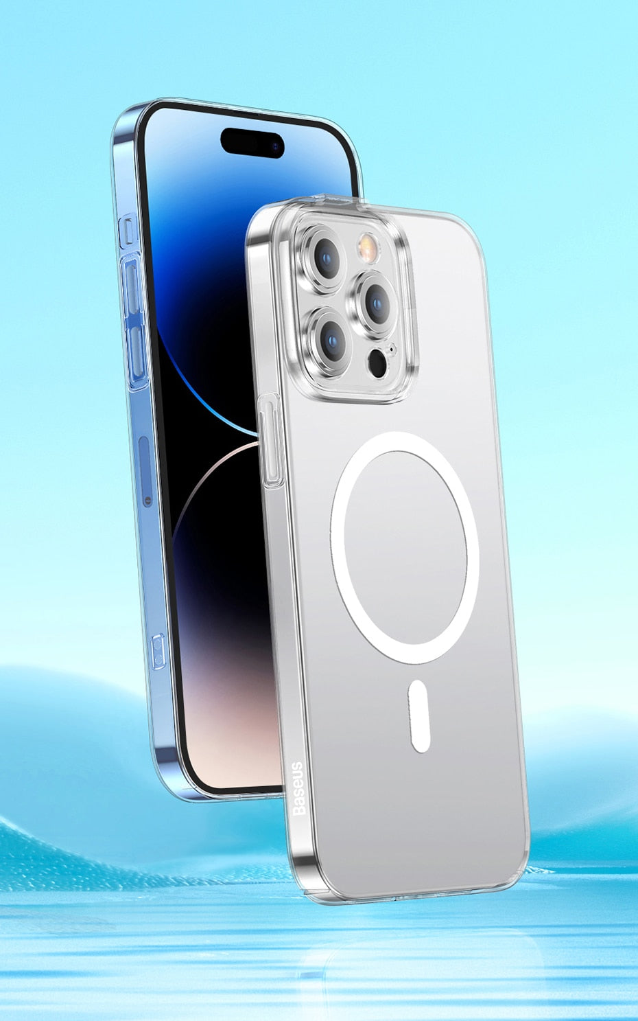 Transparente magnetische Handyhülle für iPhone 14 13 12 11 Pro Max Kabellose Ladeabdeckung für iPhone13 12Pro Max Magnethülle