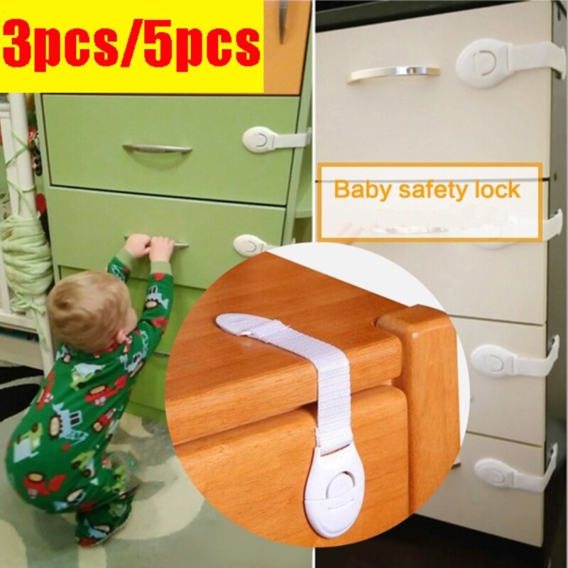 Cute Baby Safety Protection Anti-Clip Hand Door Closet Fridge Cabinet Drawer Box Safe Lock