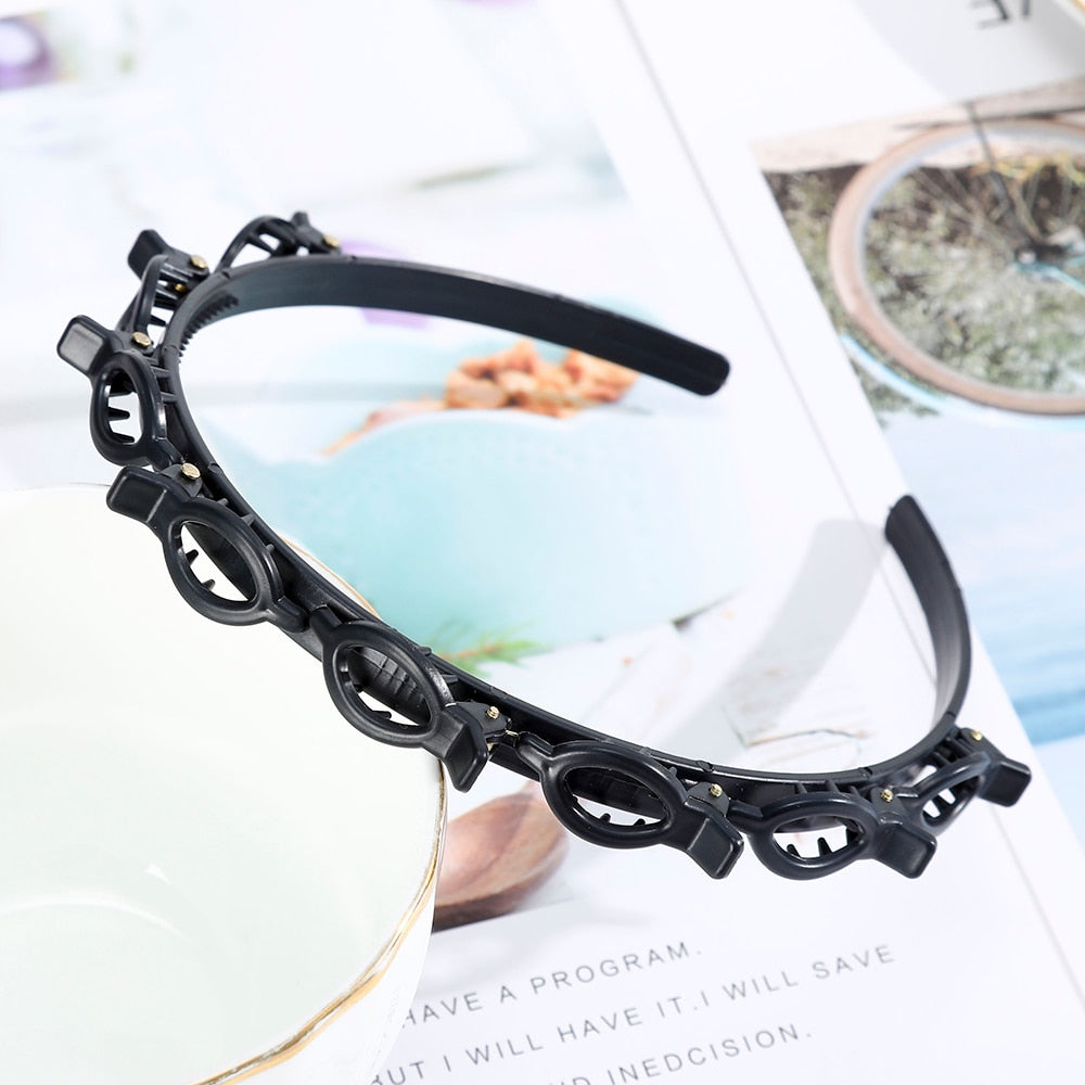 Unisex Alice Hairband Headband Men Women Sports Hair Band Hoop Metal Hoop Double Bangs Hairstyle Hairpin Hair Accessories