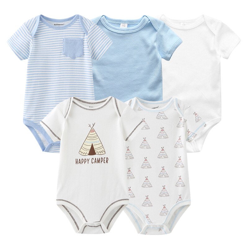 5 PCS/Lot bébé garçons vêtements licorne filles vêtements body bébé filles vêtements nouveau-né 100% coton Roupas de bebe