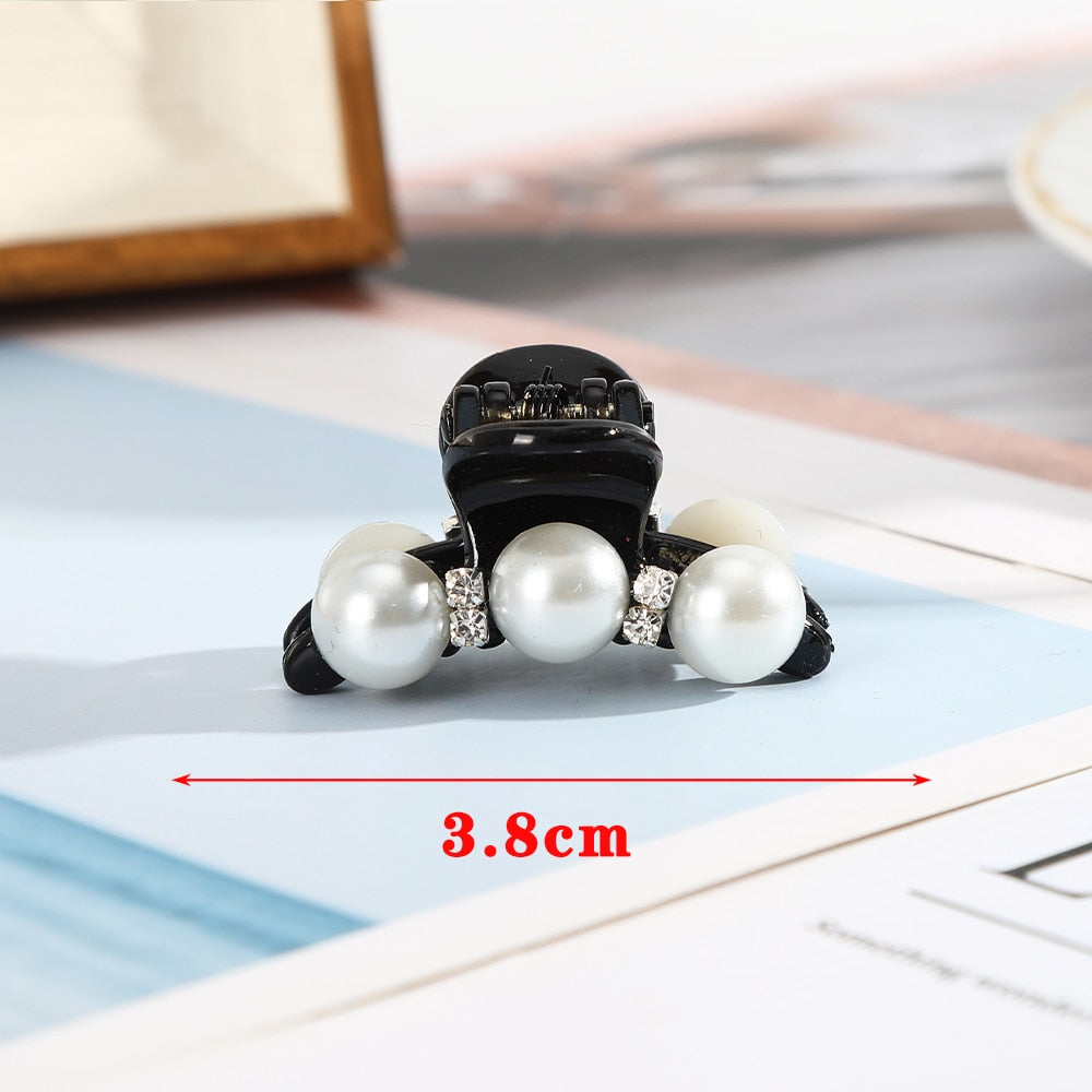 Hyperbole Big Pearls Acrylic Hair Claw Clips Big Size Makeup Hair Styling Barrettes for Women Hair Accessories