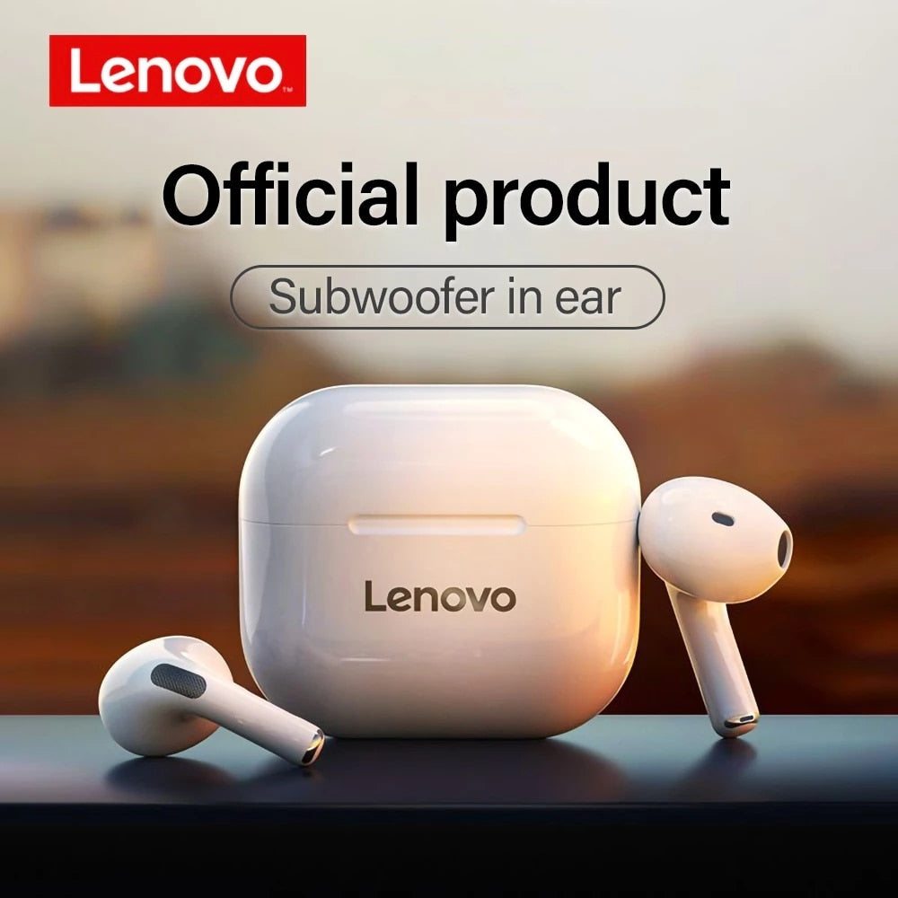 Casque sans fil d'origine Lenovo LP40 TWS Bluetooth écouteurs contrôle tactile Sport casque stéréo écouteurs pour téléphone Android