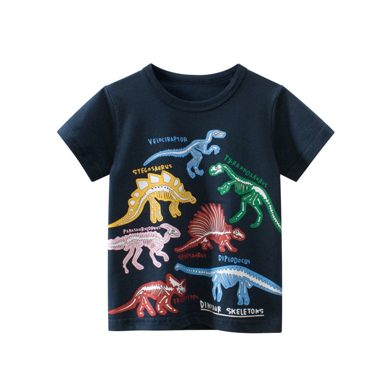 Dessin animé été vêtements pour enfants garçons T-shirt à manches courtes enfants sweat enfant coton vêtements garçons T-shirts