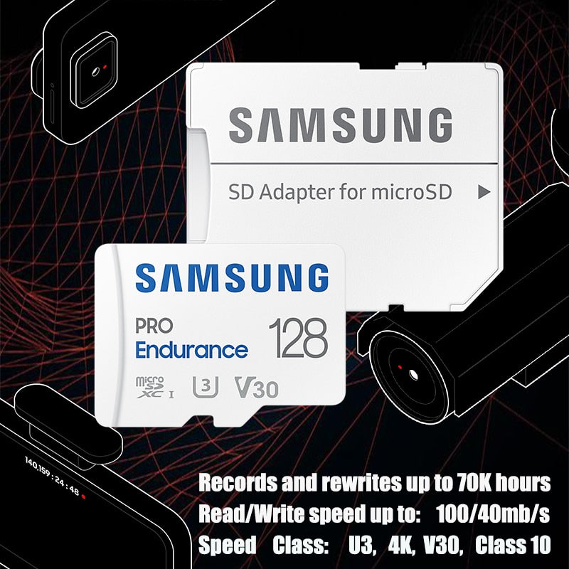 SAMSUNG EVO Plus Speicherkarte 32 GB/SDHC 64 GB/128 GB/256 GB/512 GB SDXC Micro SD/TF-Flash-Karten MicroSD