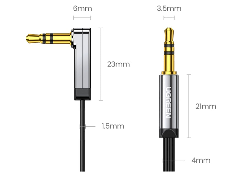 Aux-Kabel Lautsprecherkabel 3,5 mm Audiokabel für Auto-Kopfhörer Audio 3,5 mm Klinkenlautsprecher für Samsung Xiaomi Kabel Aux 3,5 mm