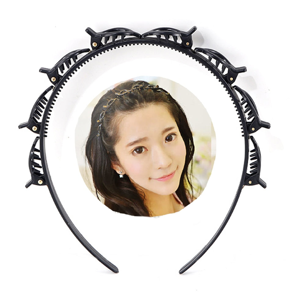 Unisex Alice Hairband Headband Men Women Sports Hair Band Hoop Metal Hoop Double Bangs Hairstyle Hairpin Hair Accessories