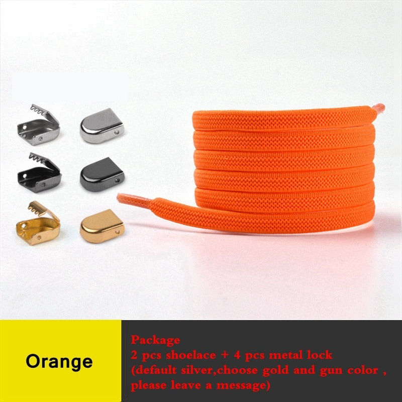 Laces Elastic Shoelaces Outdoor Leisure Sneakers Quick Safety Flat Shoelace Kids And Adult Unisex Lazy laces