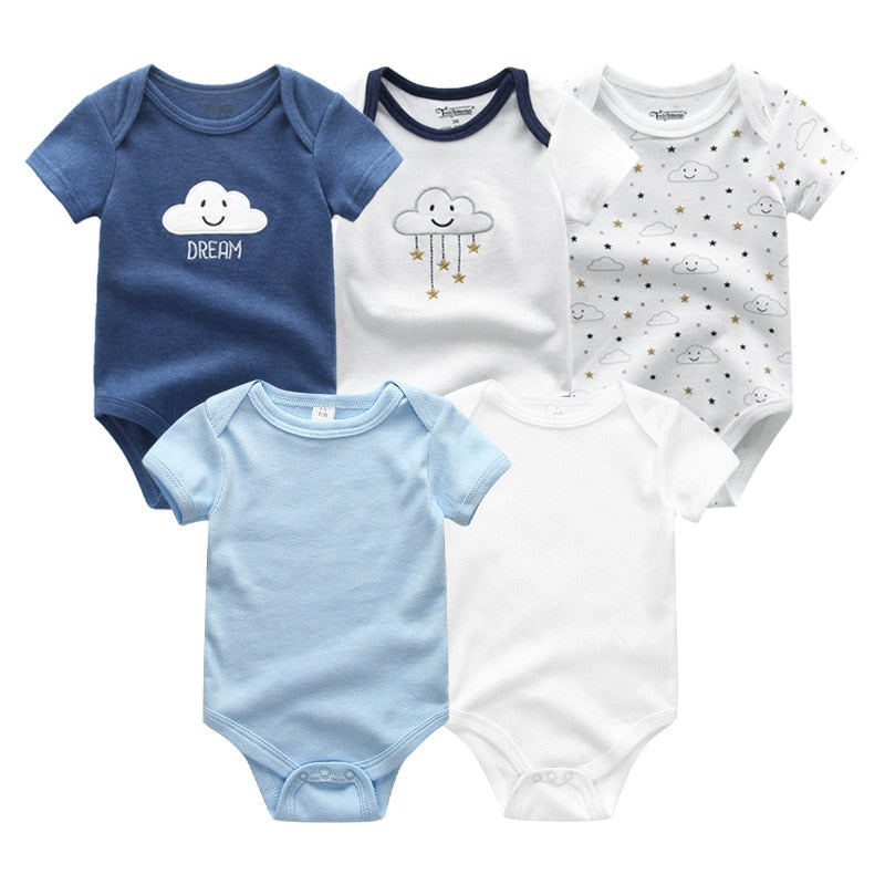 5 Teile/los Baby Jungen Kleidung Einhorn Mädchen Kleidung Bodys Baby Mädchen Kleidung Neugeborene 100% Baumwolle Roupas de bebe