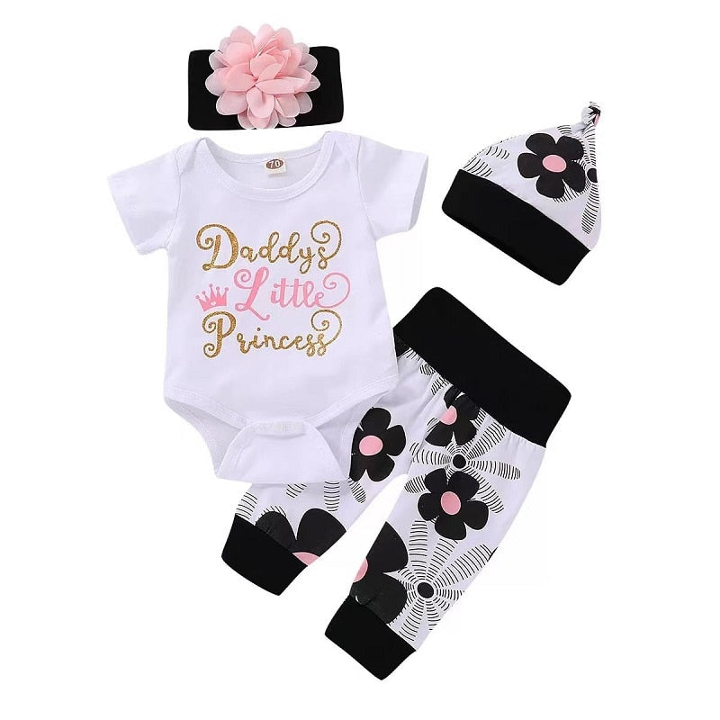 Frühling Herbst Baumwolle Neugeborenes Baby Mädchen Kleidung 0-3 Monate Polka Dot Unisex Säuglingskleidung Set Junge 3-teilige Kleidung mit Hut