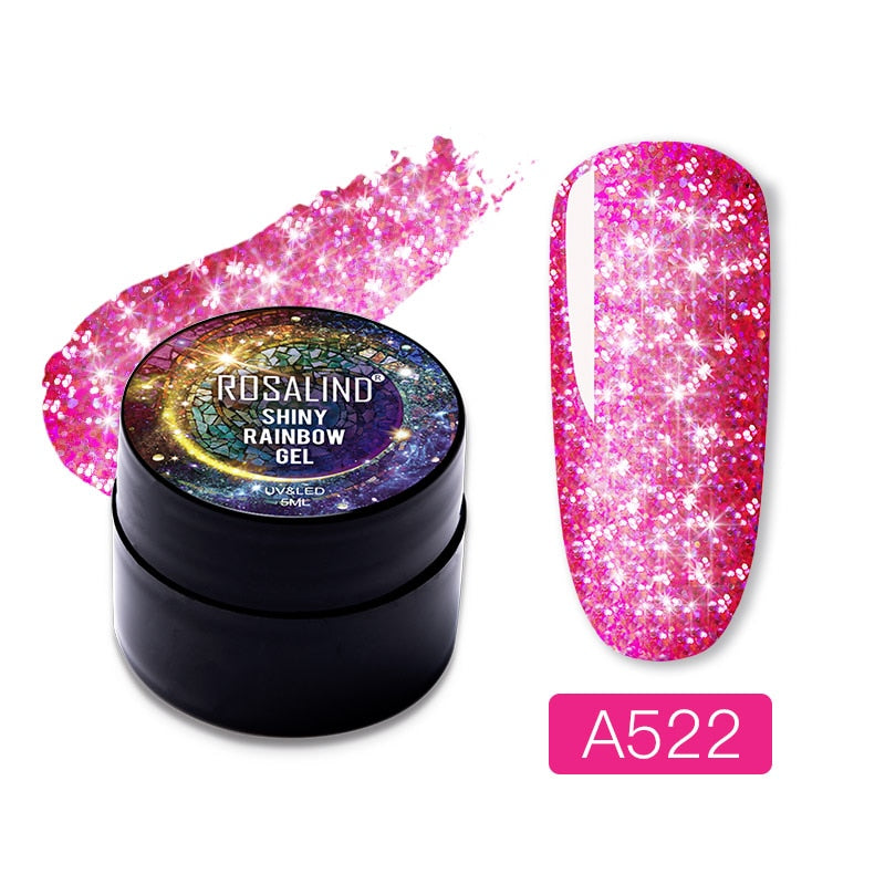 Gel-Nagellack Glitzerfarbe Hybridlacke Glänzender Top-Basislack für Nägel Set halbpermanent für Maniküre Nagelkunst