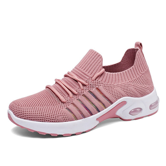 Baskets pour femmes, baskets orthopédiques à plate-forme pour femmes, chaussures de marche pour femmes, chaussures décontractées, confort en maille, semelle souple, chaussures de course