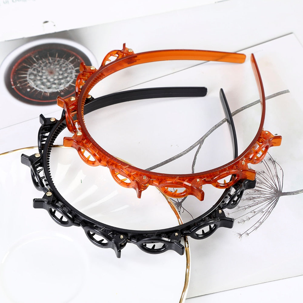 Unisex Alice Hairband Headband Men Women Sports Hair Band Hoop Metal Hoop Double Bangs Hairstyle Hairpin Hair Accessories