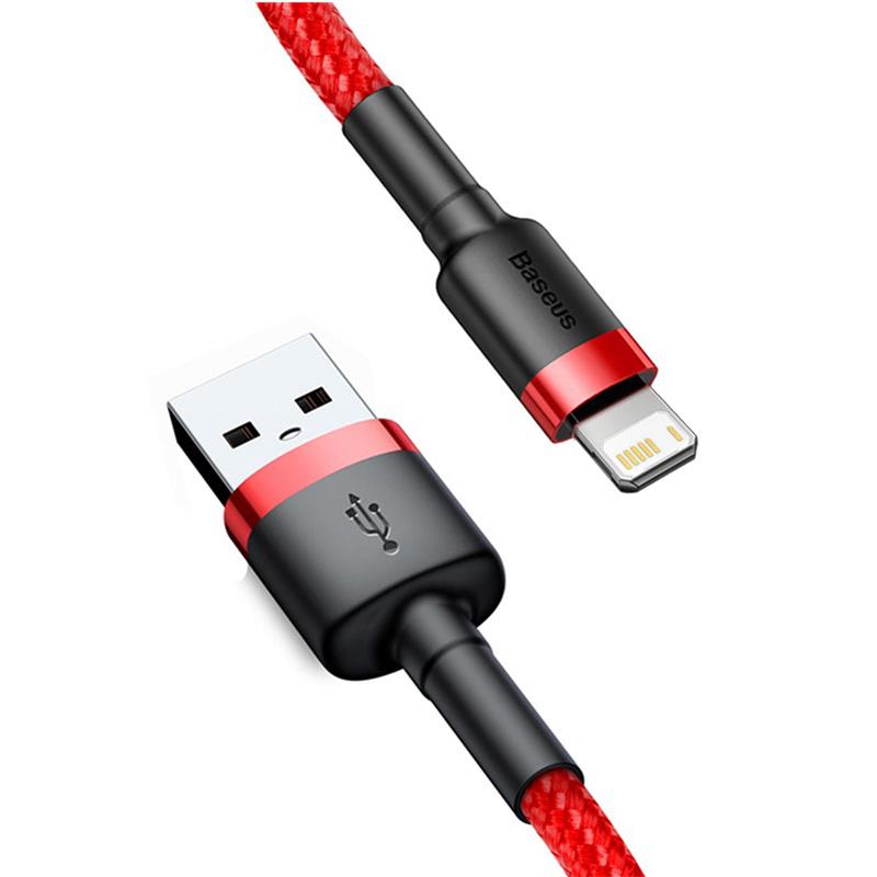 Baseus USB-Kabel für iPhone 14, 13, 12, 11 Pro Max, Xs, X, 8 Plus, Kabel 2.4A Schnellladekabel für iPhone, Ladekabel, USB-Datenleitung