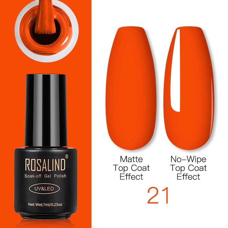 ROSALIND Gel Nail Polish Lamp All For Nails Art Manicure With Matt Base Top Coat Semi Permanant Gellak Nail Gel Polish Varnishes