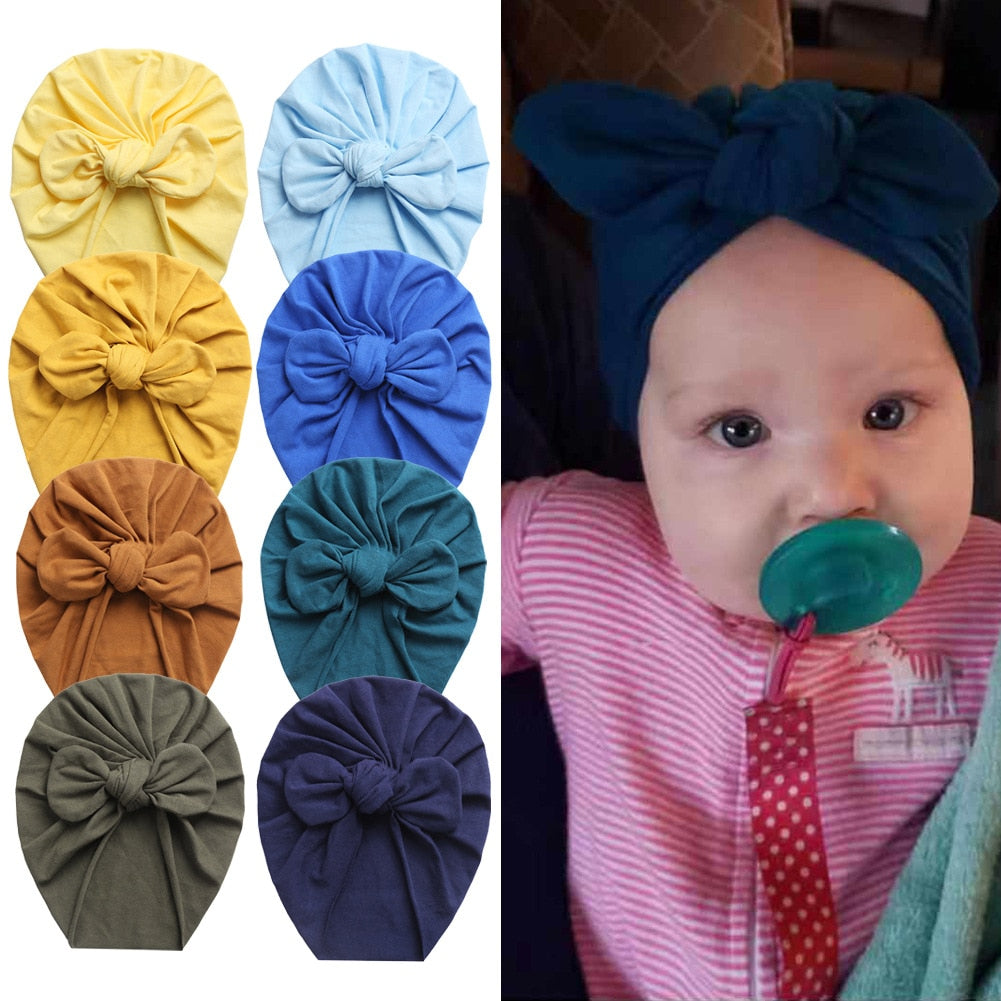 Warm Indian Hat Baby Bandanas Turban Headband Girls Kids Hair Head Bands Accessories Headwrap Headdress