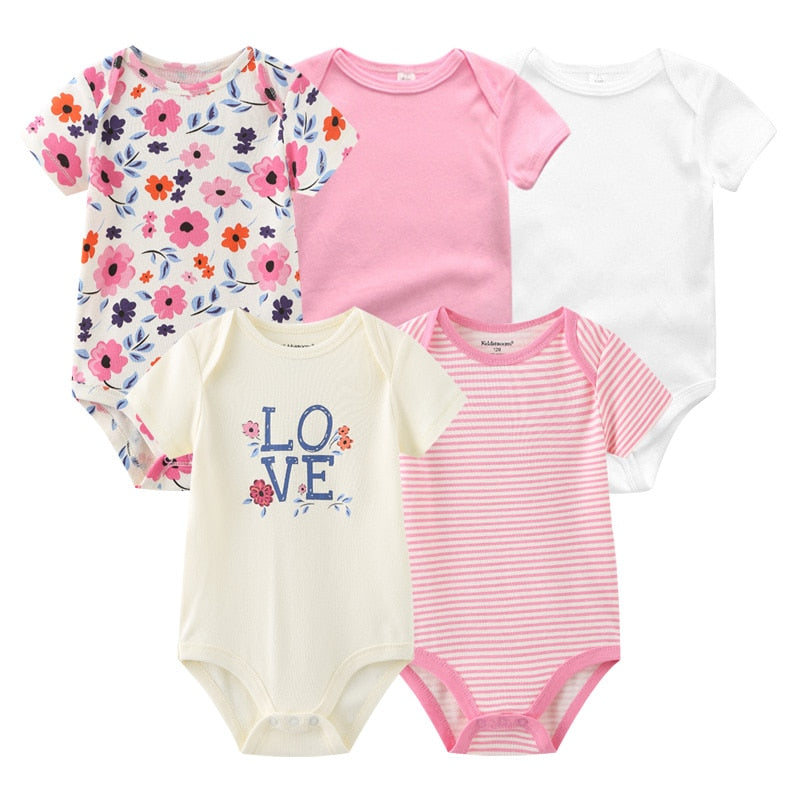 5 PCS/Lot bébé garçons vêtements licorne filles vêtements body bébé filles vêtements nouveau-né 100% coton Roupas de bebe