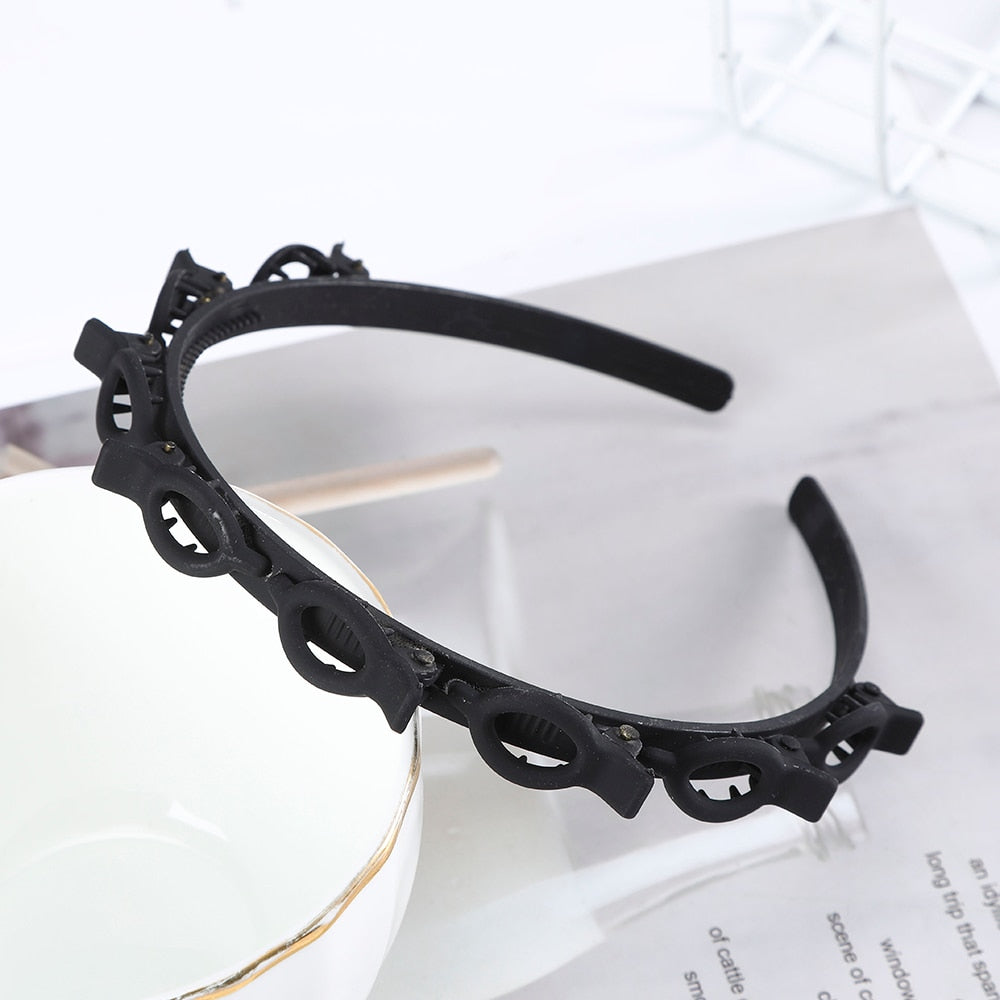 Unisex Alice Hairband Headband Men Women Sports Hair Band Hoop Metal Hoop Double Bangs Hairstyle Hairpin Hair Accessories