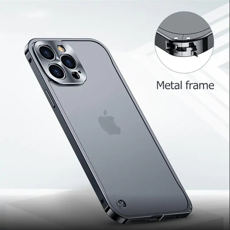 Electroplated Metal Frame Case For iPhone