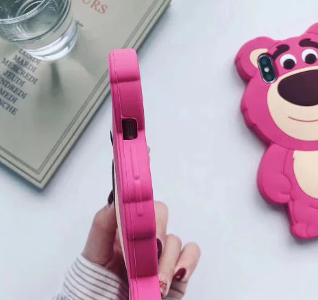 Strawberry Bear Soft Silicone Case