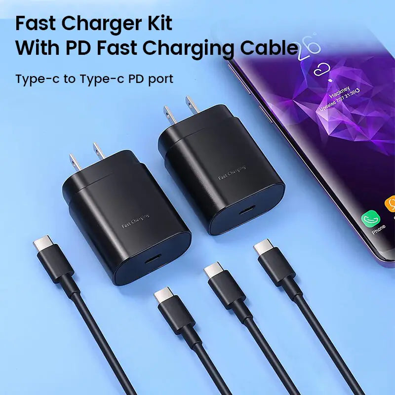 USB C to Type C Cable Charging for Samsung Phones